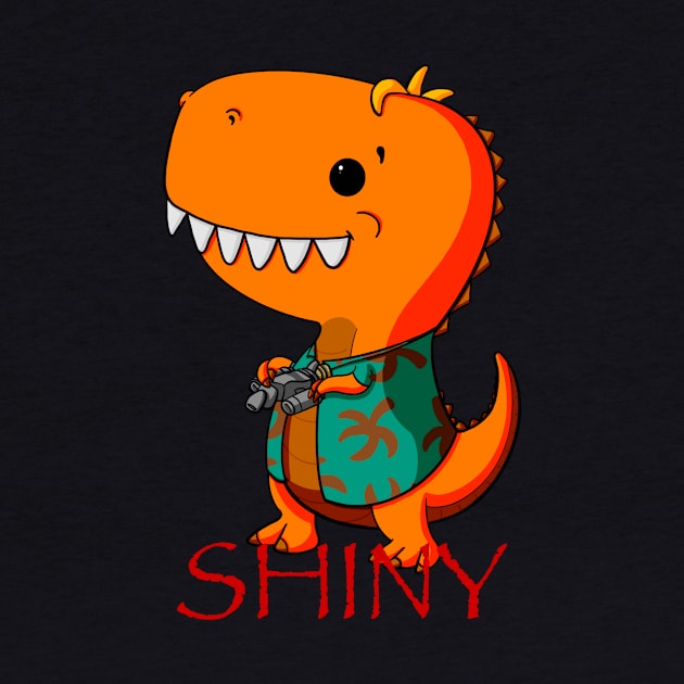 Shiny Wash Dino by Alisha Ober Designs